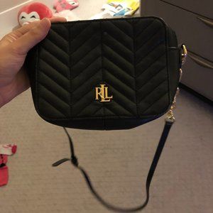 Ralph lauren small black purse!!